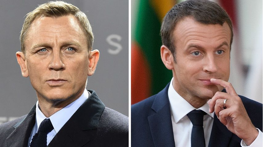 Daniel Craig und Emmanuel Macron