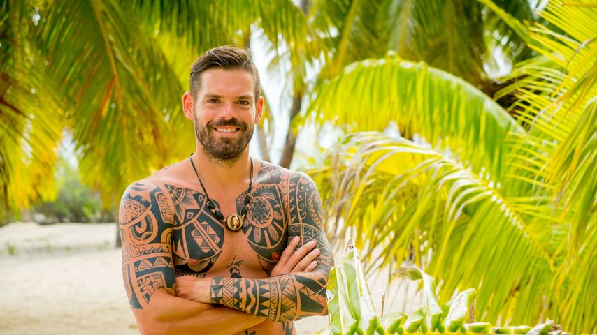 Daniel Köllerer am Strand von Tahiti