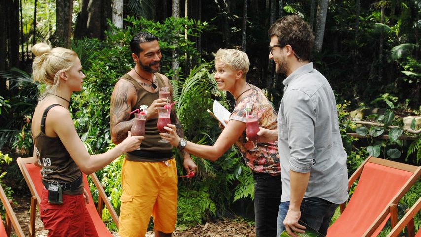 Aurelio Savina, Sonja Zietlow, Daniel Hartwich und Sara Kulka