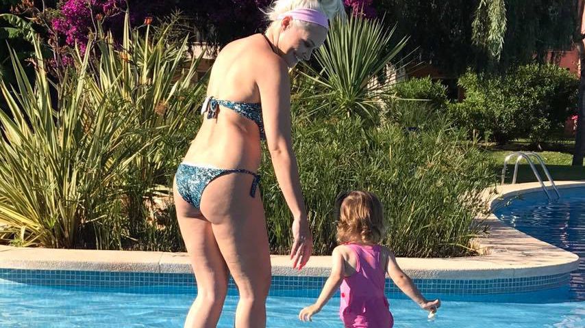Cellulitis, na und? Dani Katzenberger trägt trotzdem Bikini