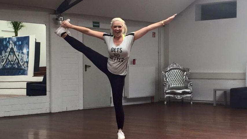 Daniela Katzenberger trainiert mit Tochter Sophia