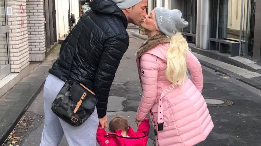 Daniela Katzenberger und Lucas Cordalis mit Tochter Sophia