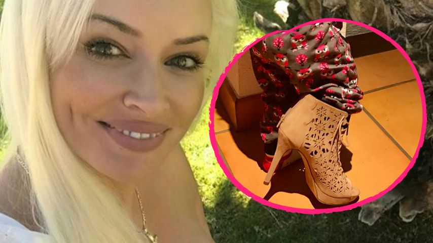 Katze rechnet mit Kritik: Sophia Cordalis trägt High Heels!