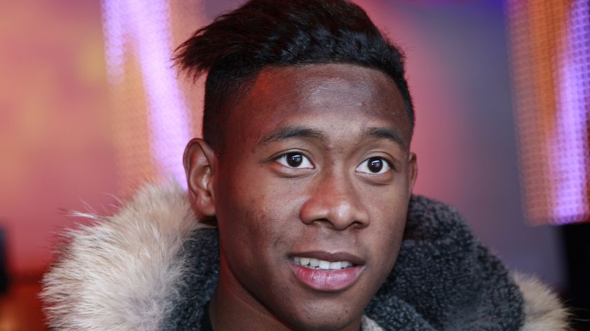 David Alaba beim Skirennen in Kitzbühel