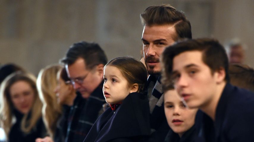 David Beckham und Harper Seven Beckham