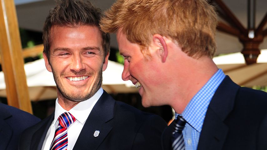 David Beckham und Prinz Harry 2010 Südafrika