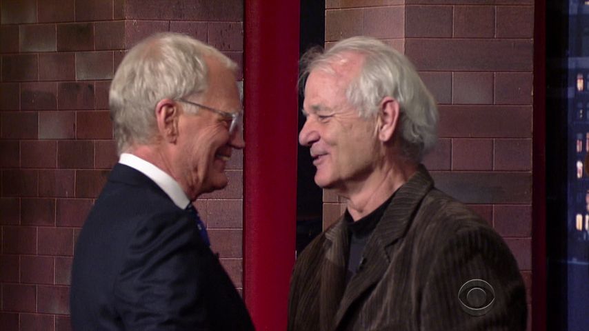 David Letterman und Bill Murray