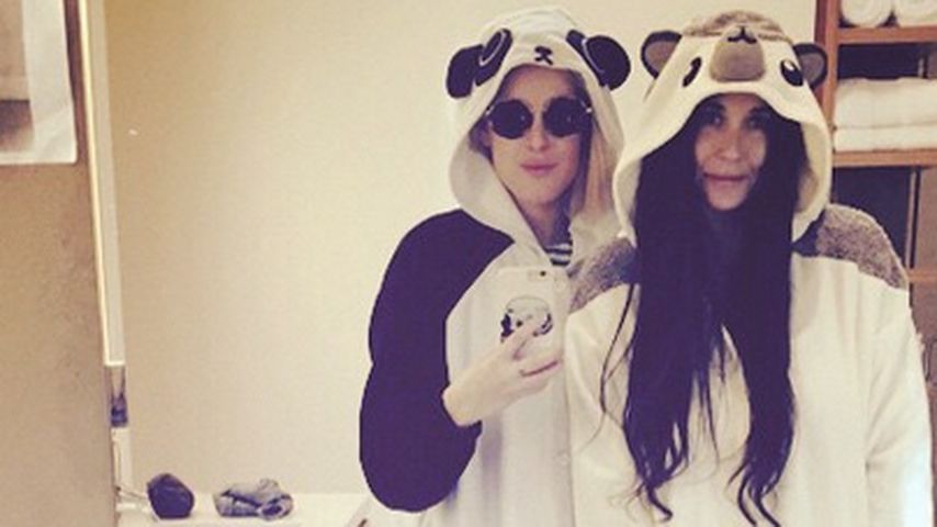 Rumer Willis und Demi Moore