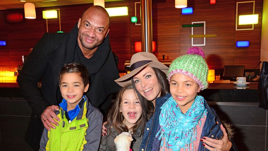 Detlef D! Soost und Kate Hall mit ihren drei Kindern
