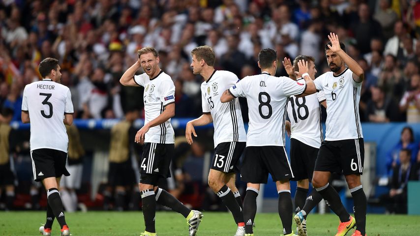 Torjubel bei der deutschen Nationalmannschaft bei der EM 2016