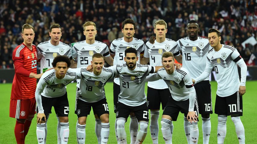 Die Deutsche Nationalmannschaft beim Freundschaftsspiel gegen England 2017
