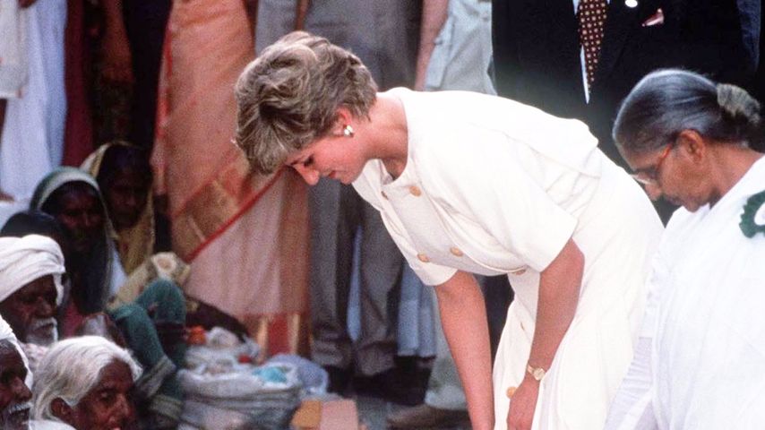 Prinzessin Diana auf einer Indien-Reise