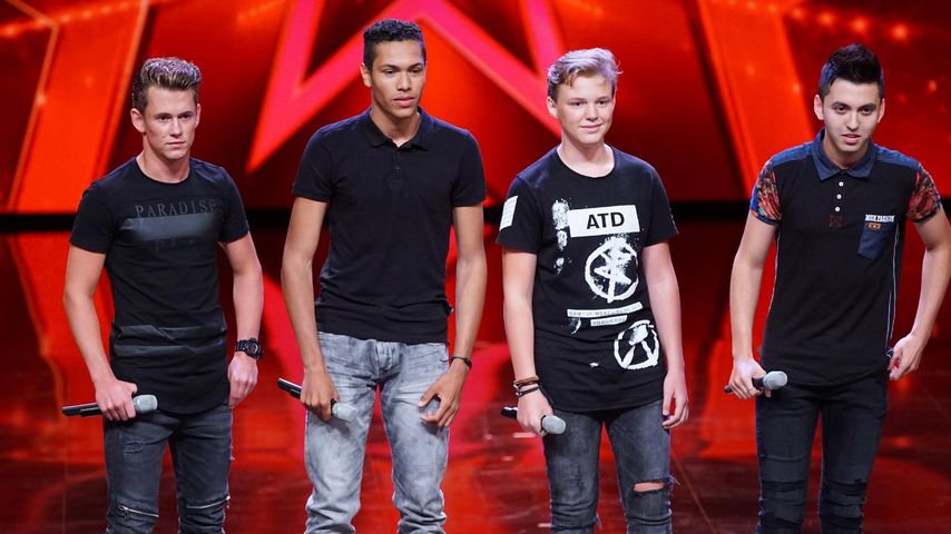 Die Boyband "Square" aus Holland