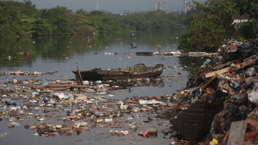 Die Bucht von Guanabara im Juli 2015