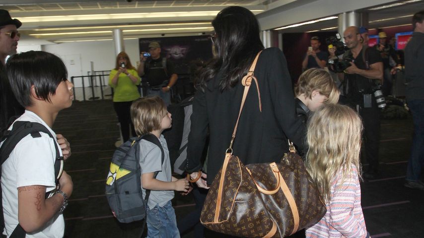 Angelina Jolie, Brad Pitt, Shiloh Jolie-Pitt, Knox Jolie-Pitt, Pax Thien Jolie-Pitt und Vivienne Jol