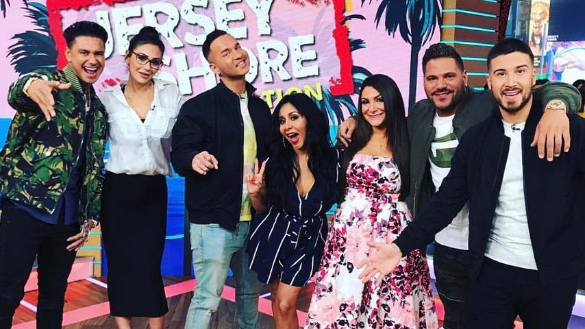 Die "Jersey Shore"-Crew bei Good Morning America Live