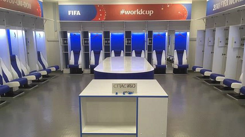 Die Kabine der japanischen Nationalmannschaft nach ihrem WM-Exit