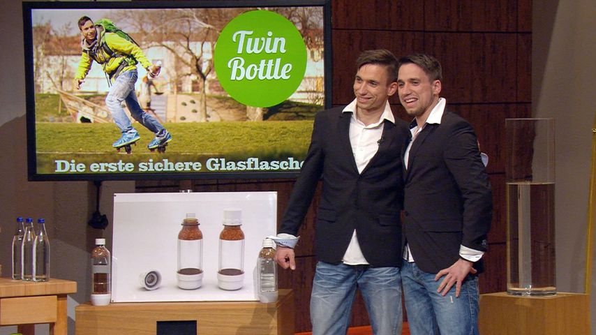 Die Kandidaten Denis und Matthieu Kanzler bei "Die Höhle der Löwen" 2016