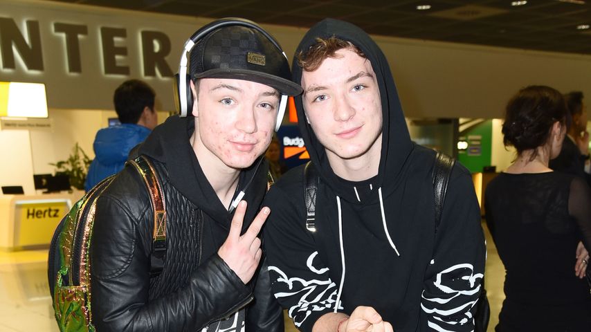 Die Lochis am Flughafen in Frankfurt