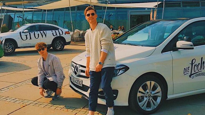 Die Lochis im Sonnenuntergang