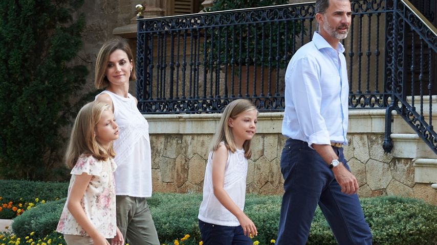 Prinzessin Letizia, Prinz Felipe von Spanien, Prinzessin Leonor von Spanien und Prinzessin Sofía von
