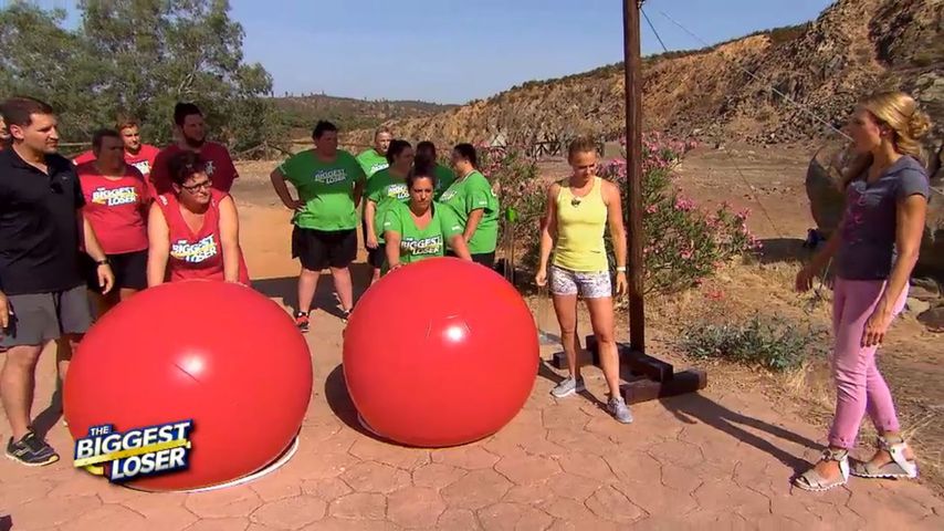 Die "The Biggest Loser"-Kandidaten bei der Challenge in Woche 4