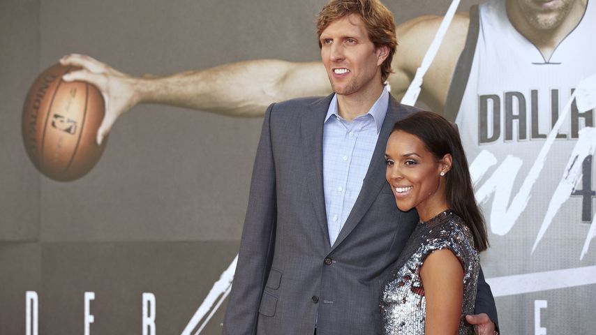 Dirk Nowitzki und Jessica Nowitzki bei der Premiere von "Der perfekte Wurf" in Köln