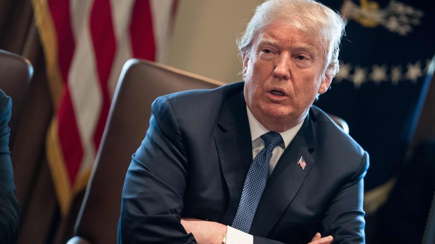 Donald Trump bei einem Meeting im Weißen Haus