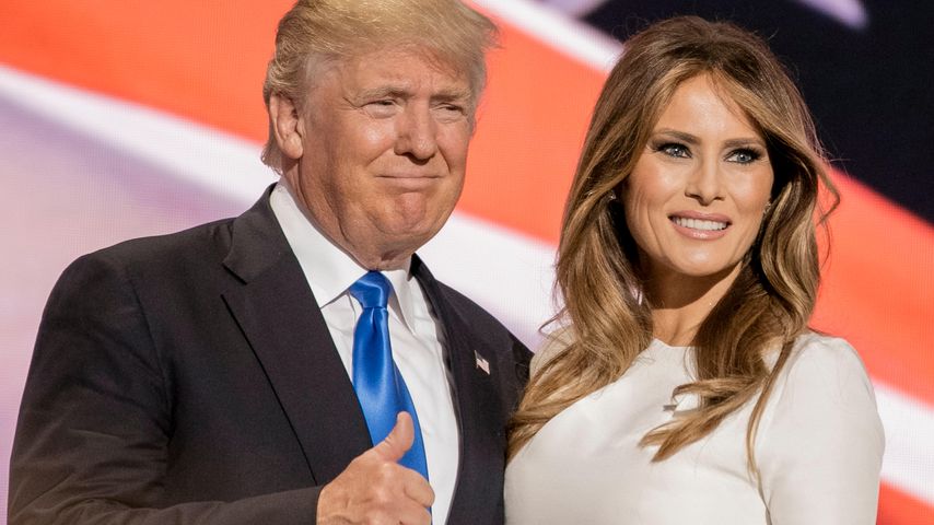 Donald Trump und Melania Trump beim Nominierungsparteitag der Republikaner in Cleveland