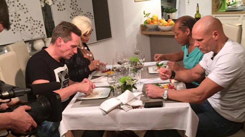 Thorsten Legat, Sophia Wollersheim, Jürgen Milski und Ricky Harris