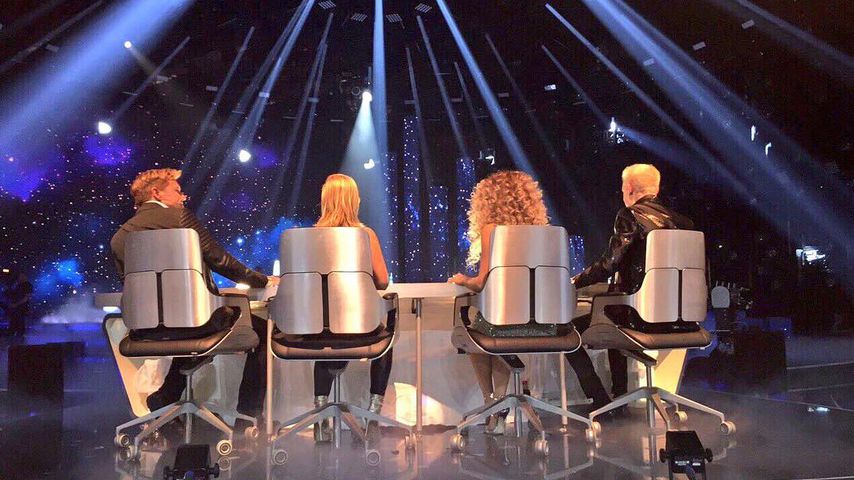 Die DSDS-Jury von hinten
