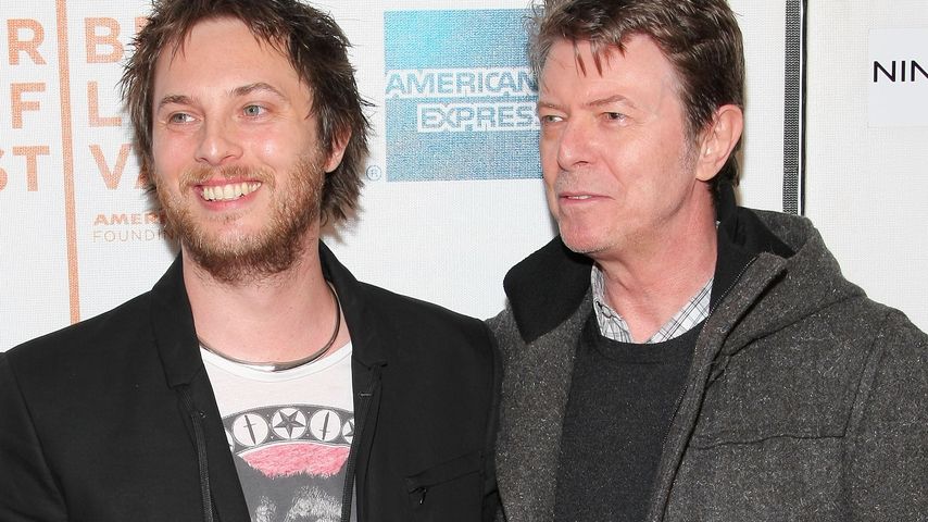 David Bowie und Duncan Jones auf einem Event