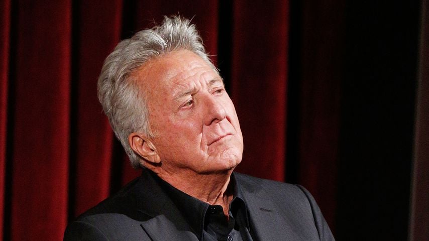 Dustin Hoffman bei einer Pressekonferenz