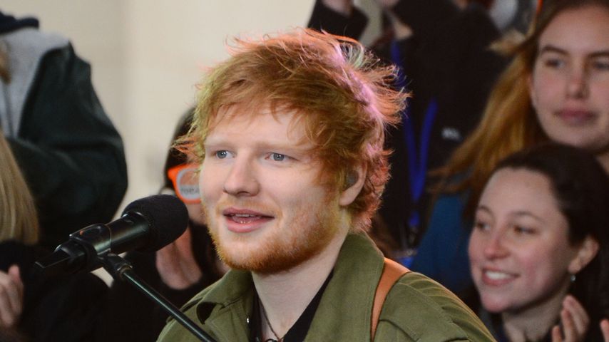 Ed Sheeran bei einem Auftritt in New York