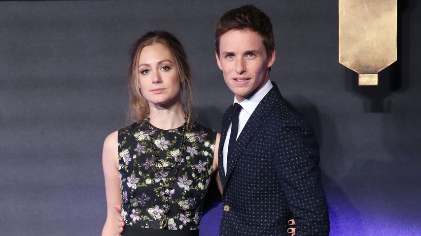 Hannah Bagshawe und Eddie Redmayne im November 2016 bei einer Filmpremiere in London
