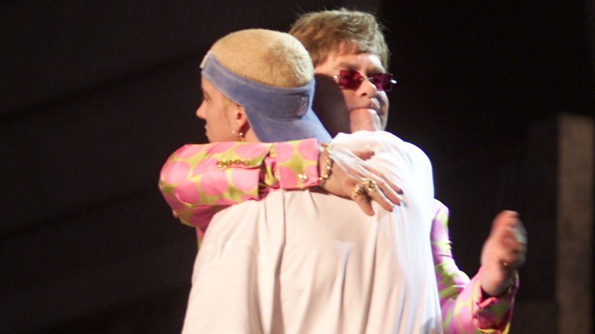Elton John und Eminem, Verleihung der "Grammys", Los Angeles 2001