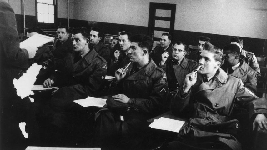 Elvis Presley in der Schule