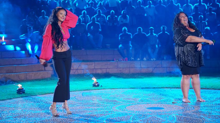 Emilija Mihailova (l.) und Janina El Arguioui bei DSDS