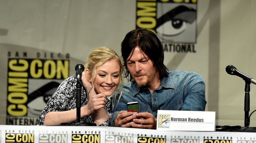 Emily Kinney und Norman Reedus
