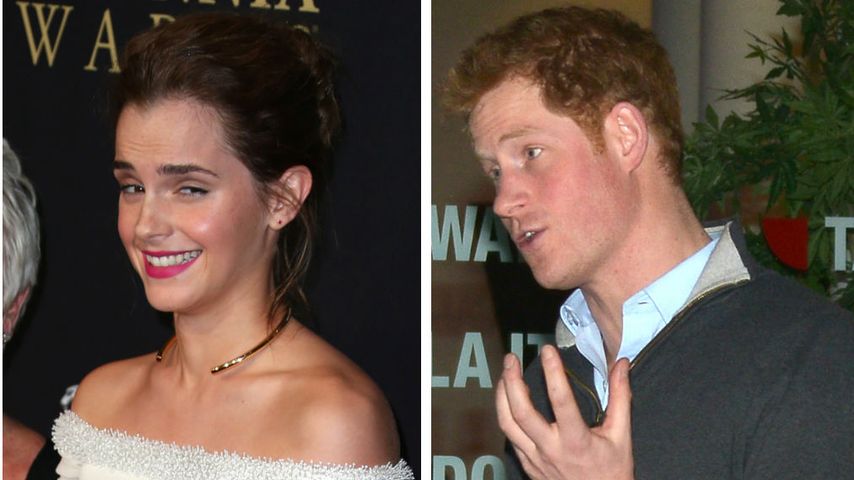 Prinz Harry und Emma Watson
