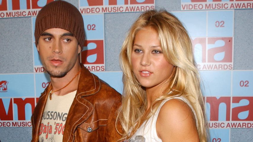 Enrique Iglesias und Ex-Tennis-Star Anna Kournikova 2002 in New York