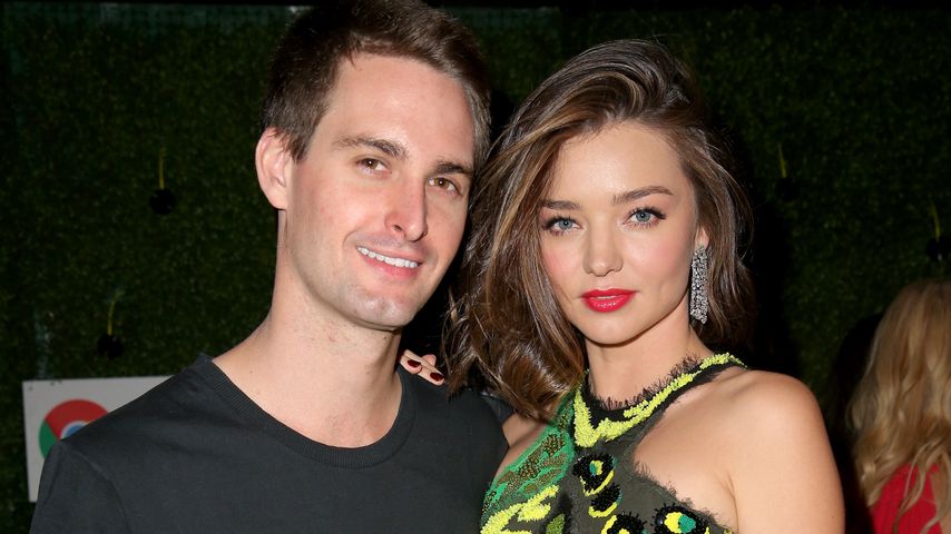 Evan Spiegel und Miranda Kerr auf der Republic Records Grammy Celebration Party 2016