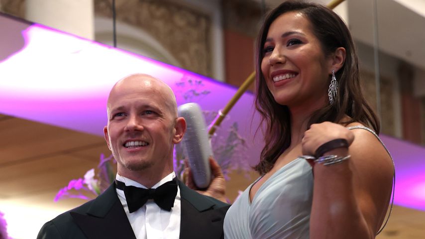 Fabian Hambüchen und seine Frau Viktoria, November 2023