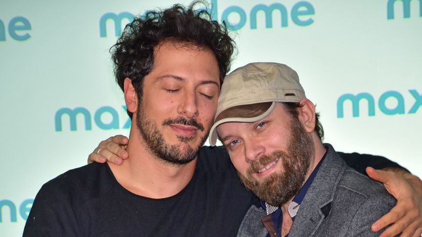 Fahri Yardim und Christian Ulmen bei einer Veranstaltung zu ihrer Comedy-Serie "Jerks" in Berlin