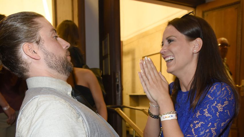 Felix von Jascheroff und Bianca Bos bei der GZSZ-Jubiläums-Premiere in Berlin