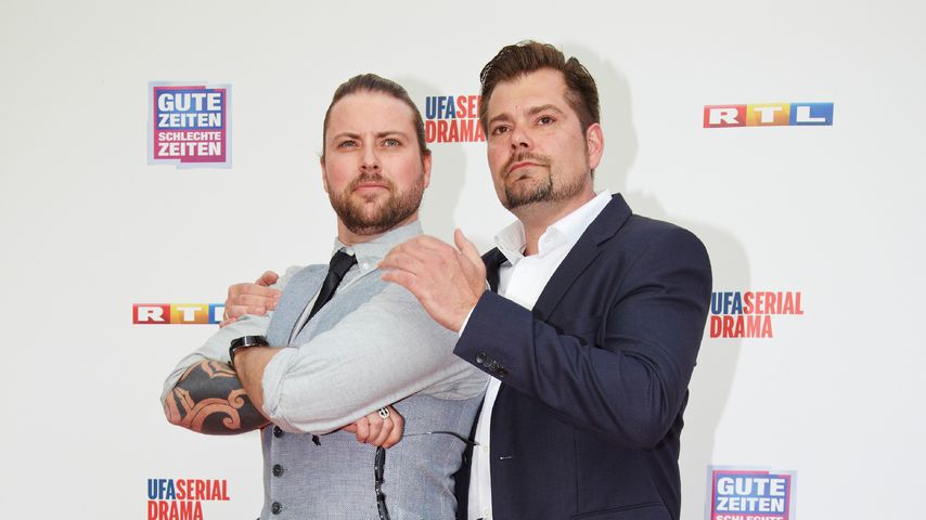 Felix von Jascheroff und Daniel Fehlow beim 25. GZSZ-Jubiläum