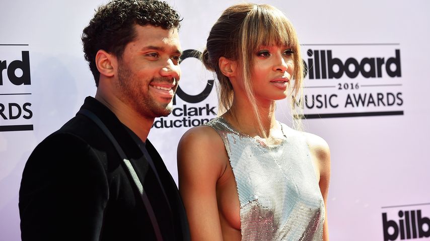 Football-Star Russell Wilson und Sängerin Ciara in Las Vegas