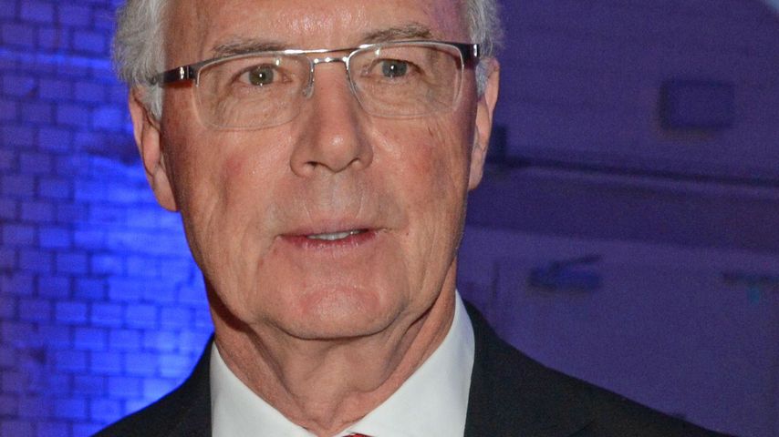 Franz Beckenbauer bei einer öffentlichen Veranstaltung