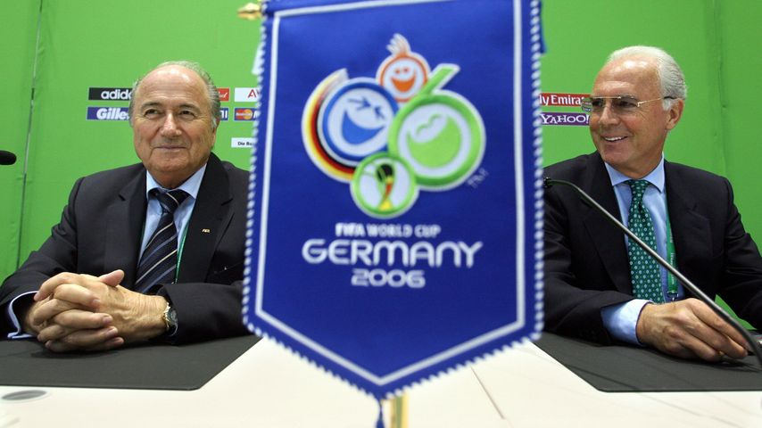 Sepp Blatter und Franz Beckenbauer