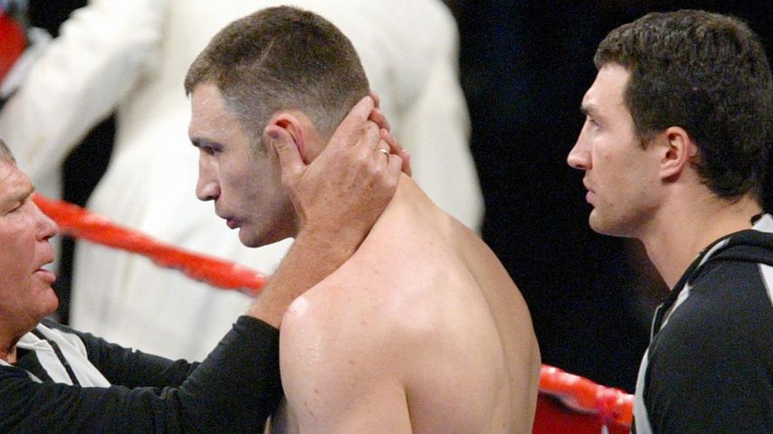 Wladimir Klitschko, Vitali Klitschko und Fritz Sdunek